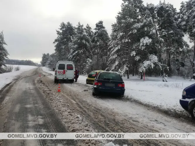 За сутки на Гомельщине произошло 2 ДТП. Пострадали водители