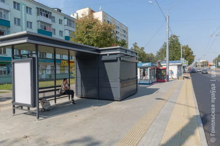 В Гомеле остановку «Улица Косарева» со стороны проспекта Октября временно перенесли