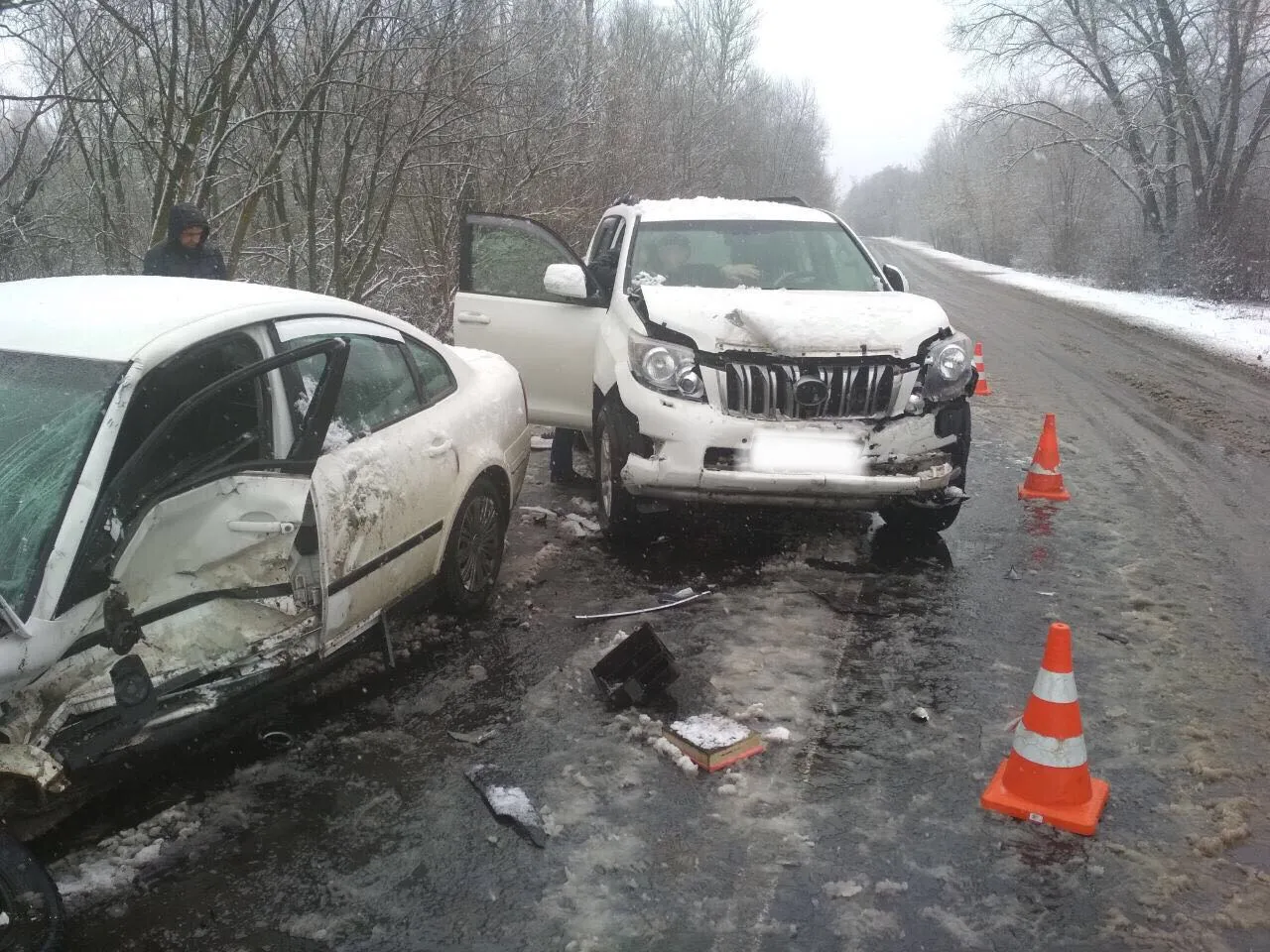 ДТП в Гомельском районе: водитель «Фольксвагена» выехал на встречку и врезался в два автомобиля