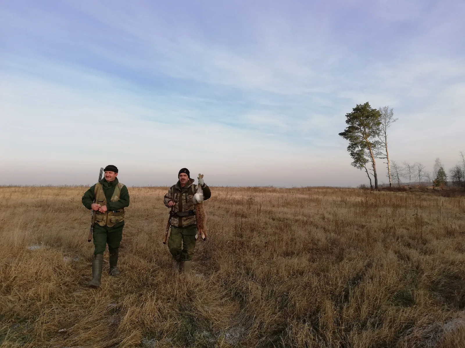 Журналист “Гомельскай праўды” поохотилась на зайца в Чечерском районе