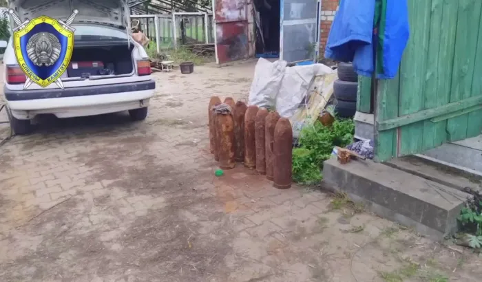 В Жлобине в результате взрыва снаряда времен ВОВ погиб мужчина. Его отец в реанимации
