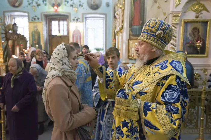 Всенощная служба прошла в канун Недели по 15-й Пятидесятнице