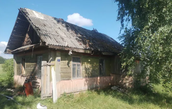 В Рогачевском районе на пожаре спасли мужчину