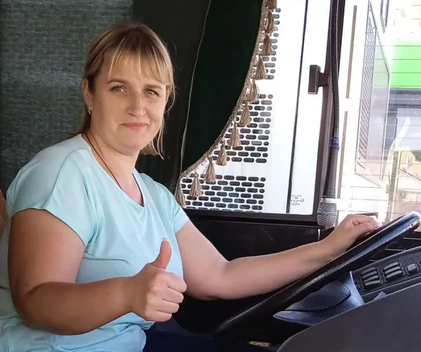Женщина – водитель автобуса? Жлобинчанка Надежда Тищенко - многодетная мать, выбравшая себе именно такую профессию