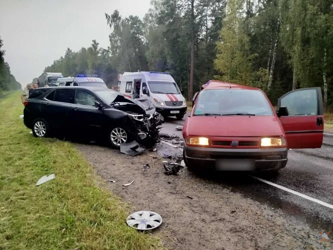 ДТП в Рогачевском районе: спасатели деблокировали пассажирку