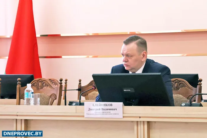 Заместитель председателя облисполкома Дмитрий Алейников с рабочим визитом посетил Речицкий район 
