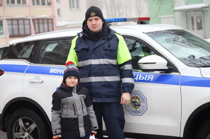 Первоклассник столичной школы на день стал милиционером