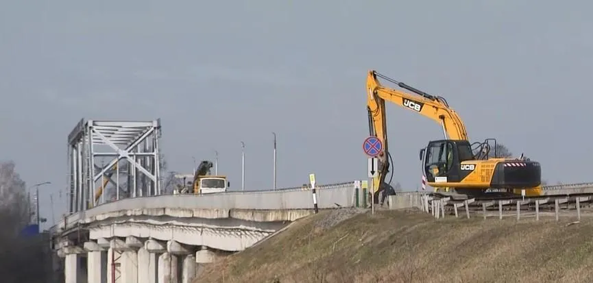 В Рогачеве началось строительство нового автомобильного моста через реку Днепр