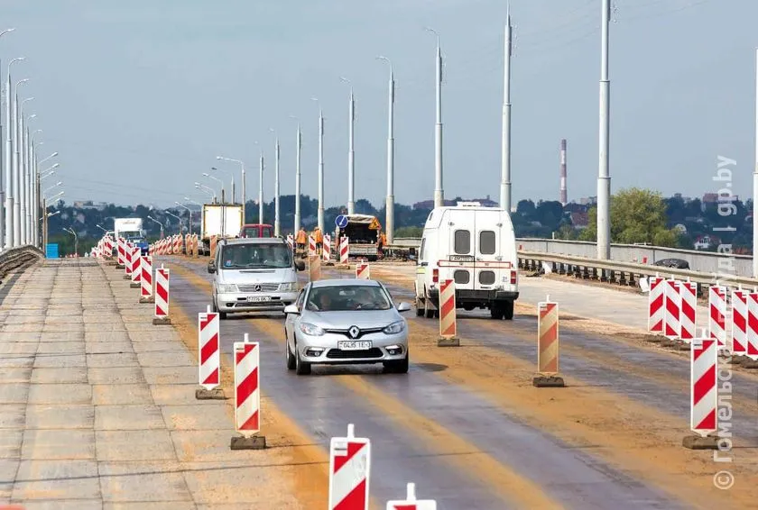 Ремонт гомельского моста из Любенского микрорайона в Новобелицу продолжается