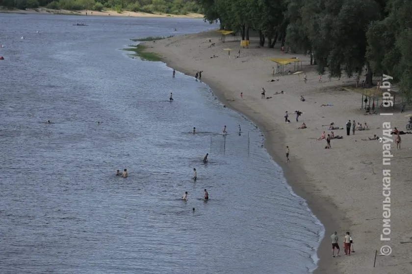 В Гомеле не рекомендуется купание детей на трех городских пляжах
