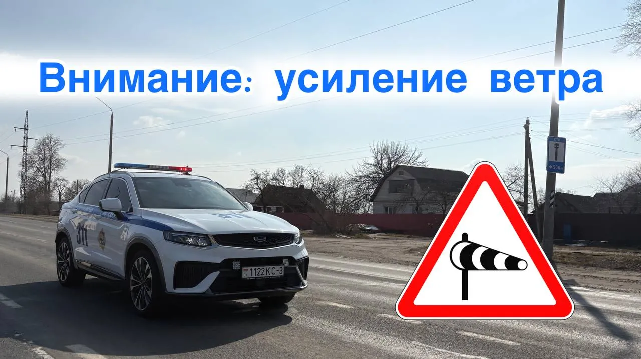 Не закрывайте обзор капюшоном и уберите наушники в сумку: ГАИ напоминает о правилах безопасности во время сильного ветра