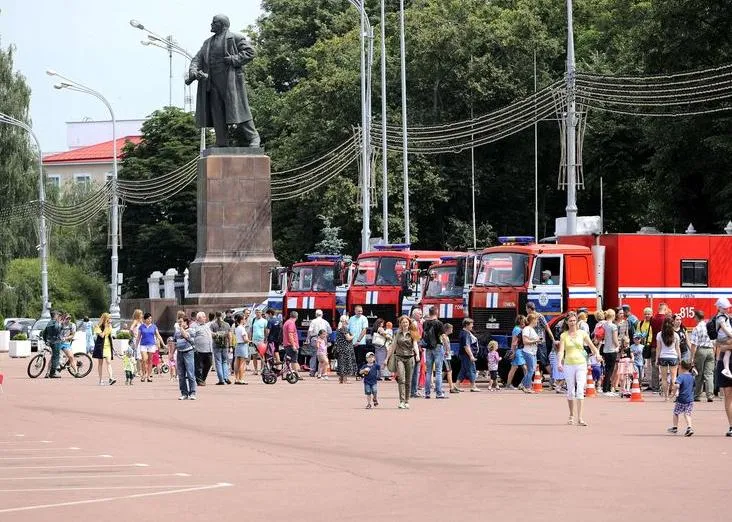 В Гомеле отпраздновали День пожарной службы