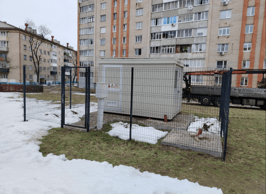 Новый павильон автоматической станции мониторинга воздуха в Мозыре на улице Нежнова Новый павильон автоматической станции мониторинга воздуха в Мозыре на улице Нежнова