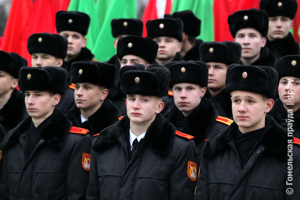 Митинг,посвященный 78-й годовщине освобождения Гомеля от немецко-фашистских захватчиков