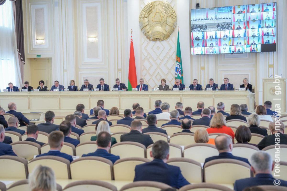Заседание по итогам социально-экономического развития Гомельской области за 2025 год Заседание по итогам социально-экономического развития Гомельской области за 2025 год