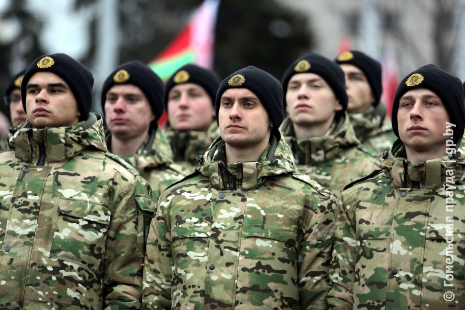 Митинг,посвященный 78-й годовщине освобождения Гомеля от немецко-фашистских захватчиков