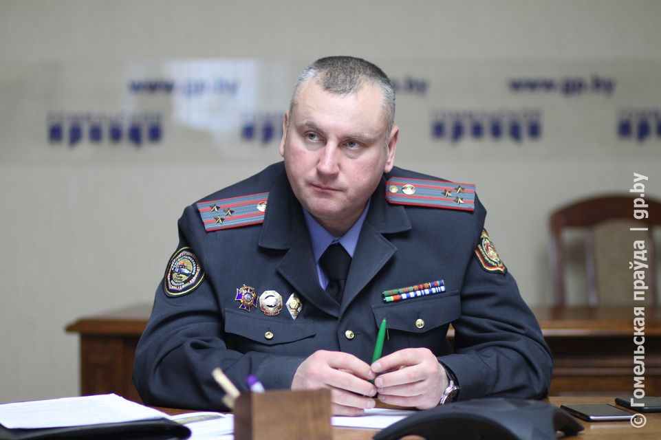 начальник управления ГАИ УВД облисполкома Андрей ГАРКУША