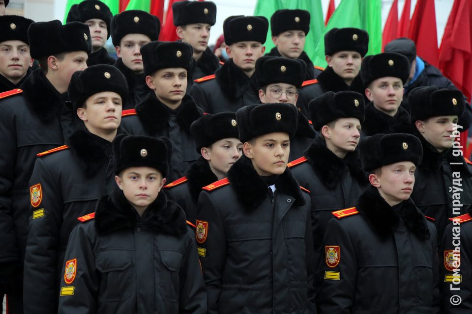 Митинг,посвященный 78-й годовщине освобождения Гомеля от немецко-фашистских захватчиков