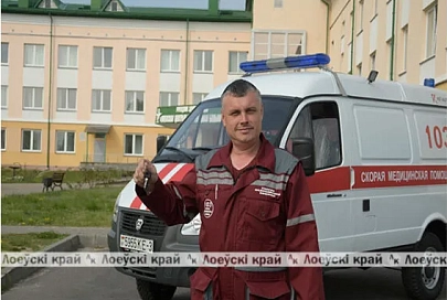 Лоевский автопарк машин скорой помощи пополнился новым автомобилем