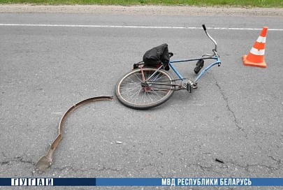 В Житковичском районе под колесами автомобиля погиб 57-летний велосипедист