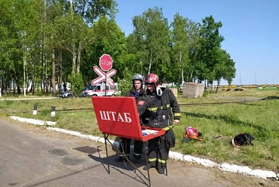 На Светлогорском ЦКК горела щепа