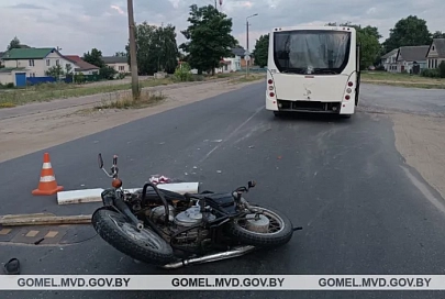 На Гомельщине произошли сразу два ДТП с участием нетрезвых мотоциклистов
