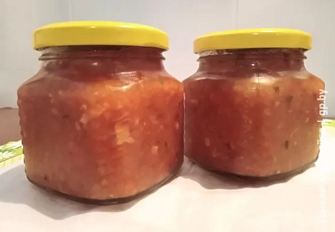 Пальчики оближешь. Аджика из кабачков