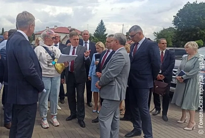 Заместитель премьер-министра Игорь Петришенко побывал в Добруше и оценил ход подготовительных работ ко Дню белорусской письменности