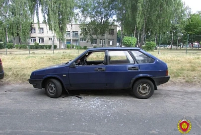 В Мозыре учащиеся лицея пытались угнать автомобиль