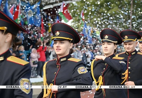 Команда Гомельского облуправления Департамента охраны заняла второе место на республиканском конкурсе профмастерства