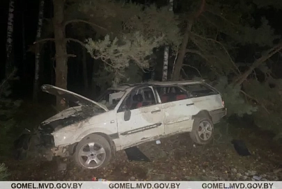 В Рогачевском районе произошло ДТП, в котором погиб нетрезвый водитель. Он не был пристегнут ремнем безопасности