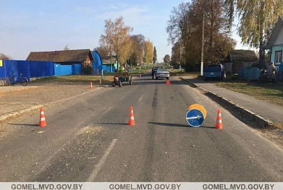 В Буда-Кошелевском районе произошло ДТП с участием пешехода. Он в реанимации