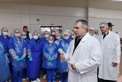 Обеспеченность хозяйств и объемы загрузки: серьезный разговор Ивана Крупко на Жлобинском мясокомбинате