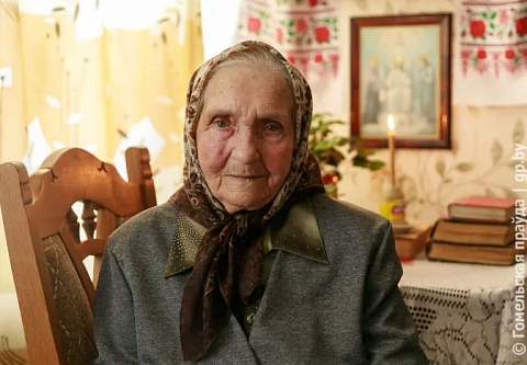 100-летие отмечает Мария Соломенная из агрогородка Поколюбичи Гомельского района