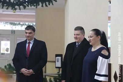 Со школьниками региона, которые обучаются в налоговых классах, встретился министр по налогам и сборам Беларуси Сергей Наливайко