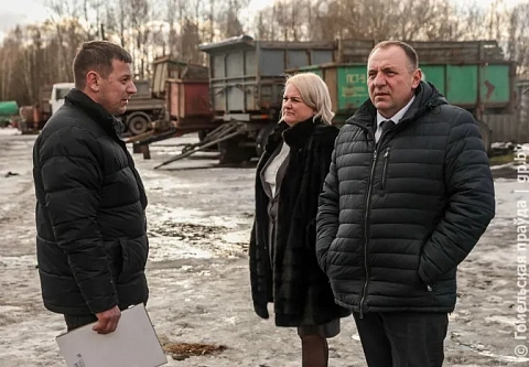 Сергей Бартош проинспектировал подготовку техники к предстоящей посевной кампании