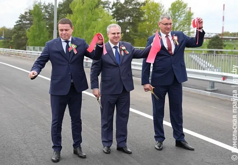 В артерию вернули жизнь… В Гомеле открылось движение по путепроводу на улице Барыкина