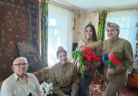 Гомельский обком профсоюза здравоохранения оказал ко Дню Победы матпомощь 10 ветеранам и 45 узникам Великой Отечественной войны