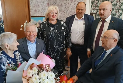 100-летний юбилей отметила жительница агрогородка Пиревичи Мария Самусенко