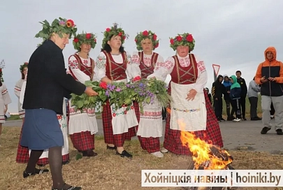 Учора ў аграгарадку Вялікі Бор Хойніцкага раёну адбыўся традыцыйны абрад "Провады русалкі"