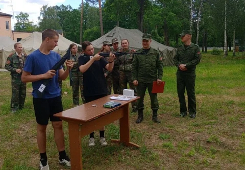 В Гомеле завершились занятия военно-патриотического лагеря «Патриот»