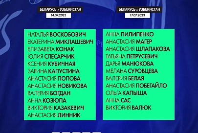 Женская сборная Беларуси по футболу начала сбор для подготовки к спаррингам с Узбекистаном