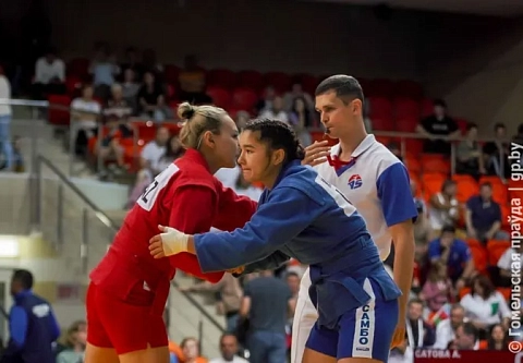 В Жлобине завершаются соревнования по самбо в рамках II Игр стран СНГ