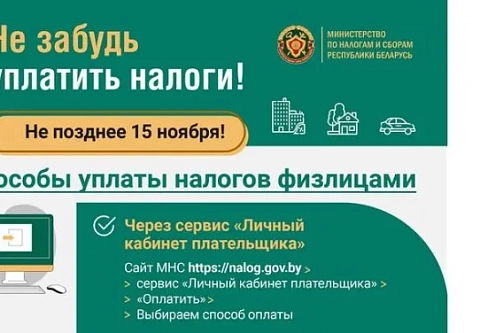 До 15 ноября нужно уплатить имущественные налоги