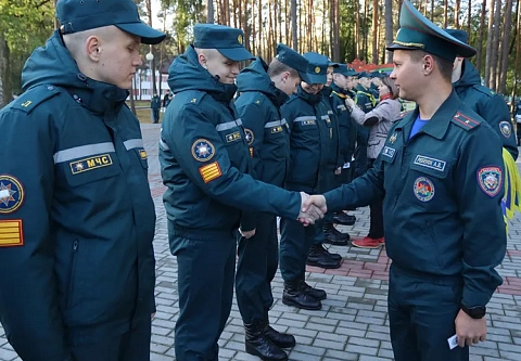 Учащиеся лицея МЧС пополнили ряды юных спасателей-пожарных