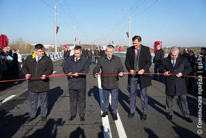 Подарок к празднику: после капитального ремонта в Гомеле открыли Новобелицкий путепровод