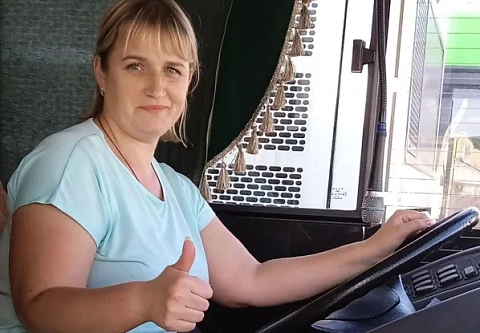 Женщина – водитель автобуса? Жлобинчанка Надежда Тищенко - многодетная мать, выбравшая себе именно такую профессию