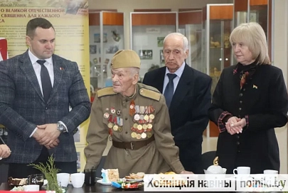 Ветерану Великой Отечественной войны Василию Гордиенко из Хойников исполнилось 100 лет