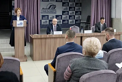 Председатель областного Совета депутатов Екатерина Зенкевич встретилась с коллективом филиала «Жлобинские электрические сети» РУП «Гомельэнерго»