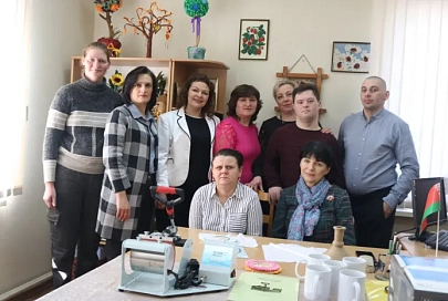 Депутаты помогли открыть новую трудовую мастерскую в отделении социальной реабилитации, абилитации инвалидов Лоевского ТЦСОН